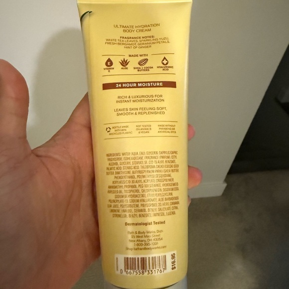 Bath and body Body Works White Tea and Ginger body cream NEW - Picture 4 of 4
